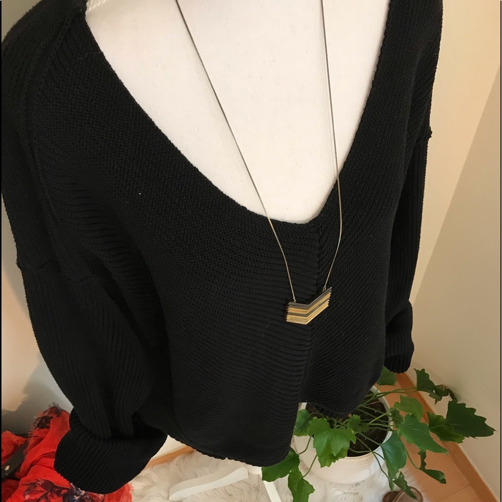 Free People Vneck Sweater